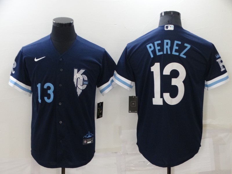 Royals 13 Salvador Perez Navy Nike 2022 City Connect Cool Base Jerseys,We sell and wholesale Royals 13 Salvador Perez Navy Nike 2022 City Connect Cool Base Jerseys on line form chian!